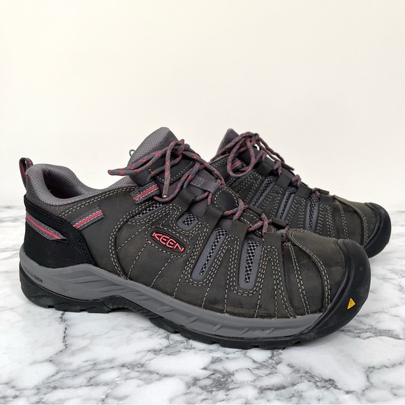 New KEEN Utility Ladies' Flint II Magnet & Rose Low Profile Steel Toe Women’s 11 - Picture 1 of 10